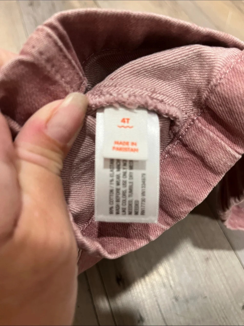 Cat & Jack Rose Pink Denim Pinafore Dress